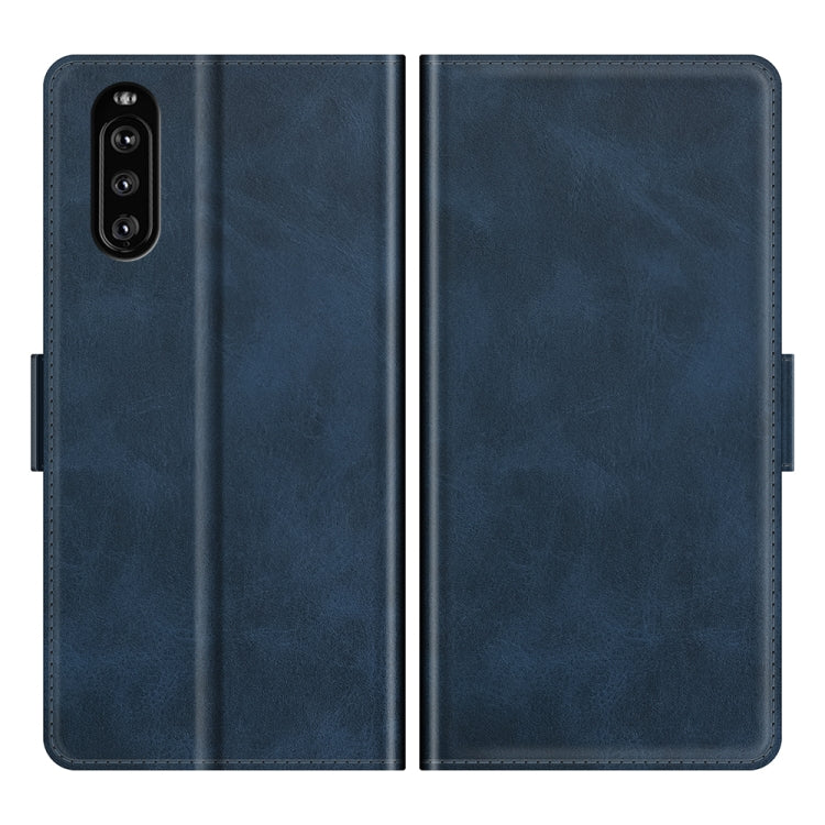 For Sony Xperia 10 III Dual-side Magnetic Buckle Horizontal Flip Leather Case with Holder & Card Slots & Wallet