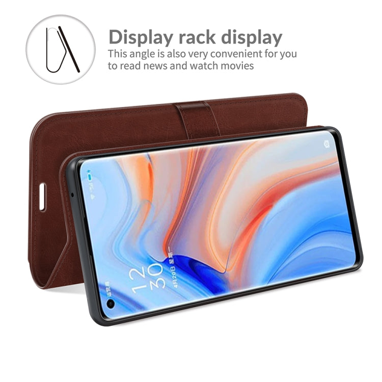 For OPPO Reno5 Pro+ / Find X3 Neo R64 Texture Single Horizontal Flip Protective Case with Holder & Card Slots & Wallet& Photo Frame