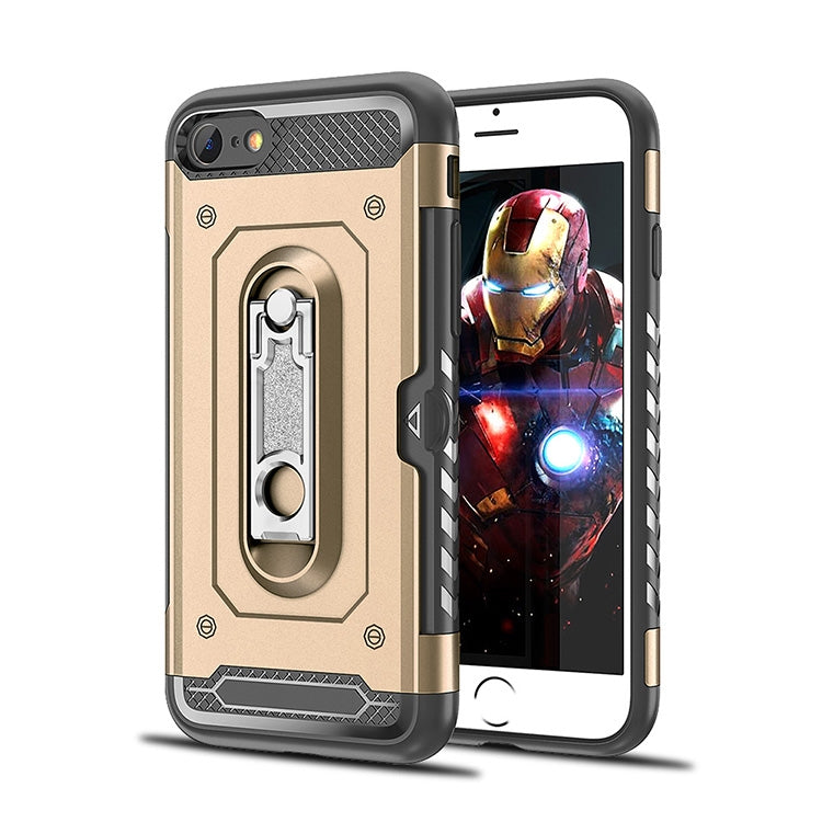 Shockproof PC + TPU Case for iPhone 6 & 6s, with Holder