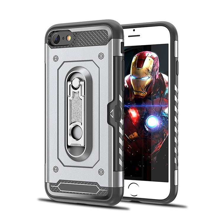 Shockproof PC + TPU Case for iPhone 6 & 6s, with Holder