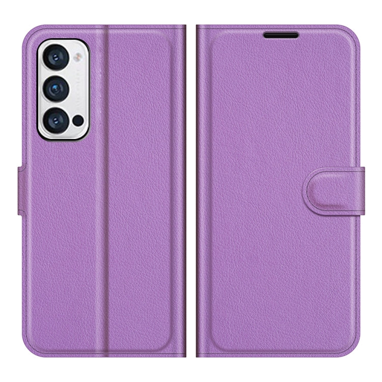 For OPPO Reno5 Pro+ / Find X3 Neo Litchi Texture Horizontal Flip Protective Case with Holder & Card Slots & Wallet