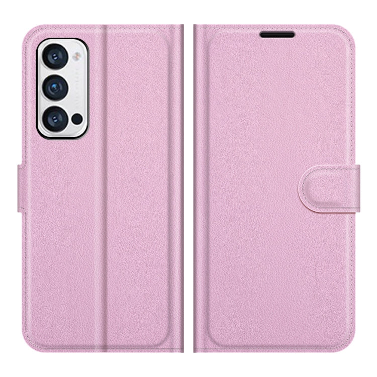 For OPPO Reno5 Pro+ / Find X3 Neo Litchi Texture Horizontal Flip Protective Case with Holder & Card Slots & Wallet
