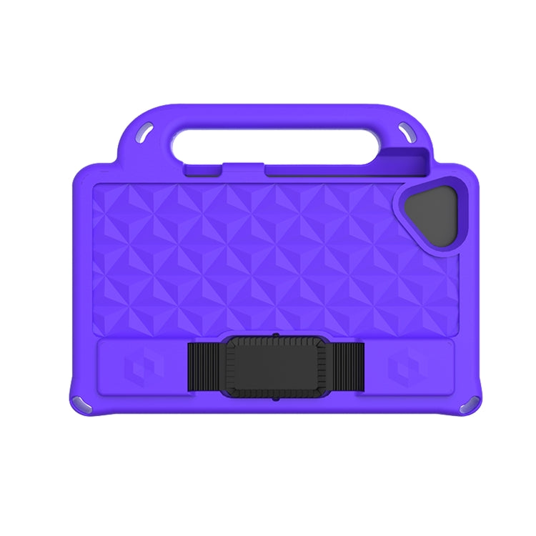 For Samsung Galaxy Tab A7 Lite T220 / T225 Diamond Series EVA  Anti-Fall Shockproof Sleeve Protective Shell Case with Holder & Strap