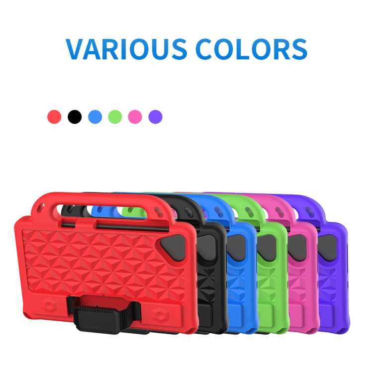 For Samsung Galaxy Tab A7 Lite T220 / T225 Diamond Series EVA  Anti-Fall Shockproof Sleeve Protective Shell Case with Holder & Strap