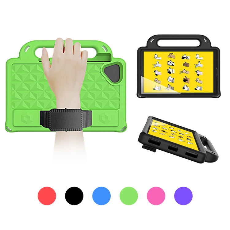 For Samsung Galaxy Tab A7 Lite T220 / T225 Diamond Series EVA  Anti-Fall Shockproof Sleeve Protective Shell Case with Holder & Strap