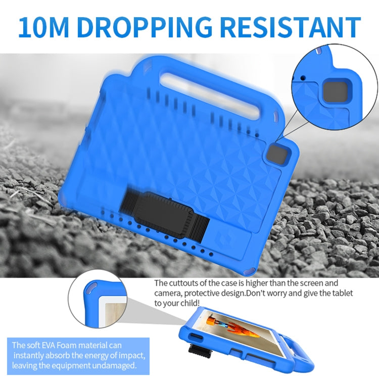 For Huawei MediaPad M5 10 10.8 inch Diamond Series EVA Anti-Fall Shockproof Sleeve Protective Shell Case with Holder & Strap