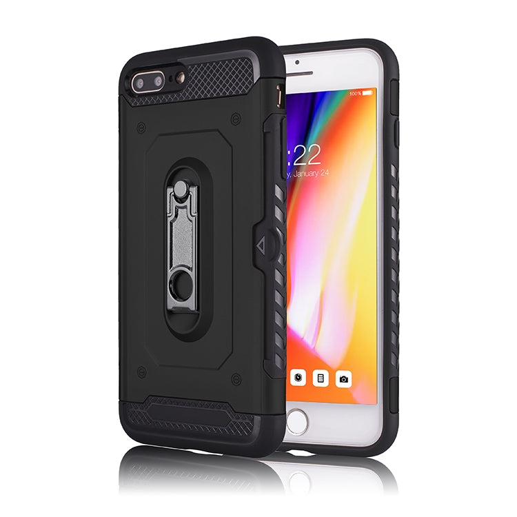 Shockproof PC + TPU Case for iPhone 6P / 6SP, with Holder