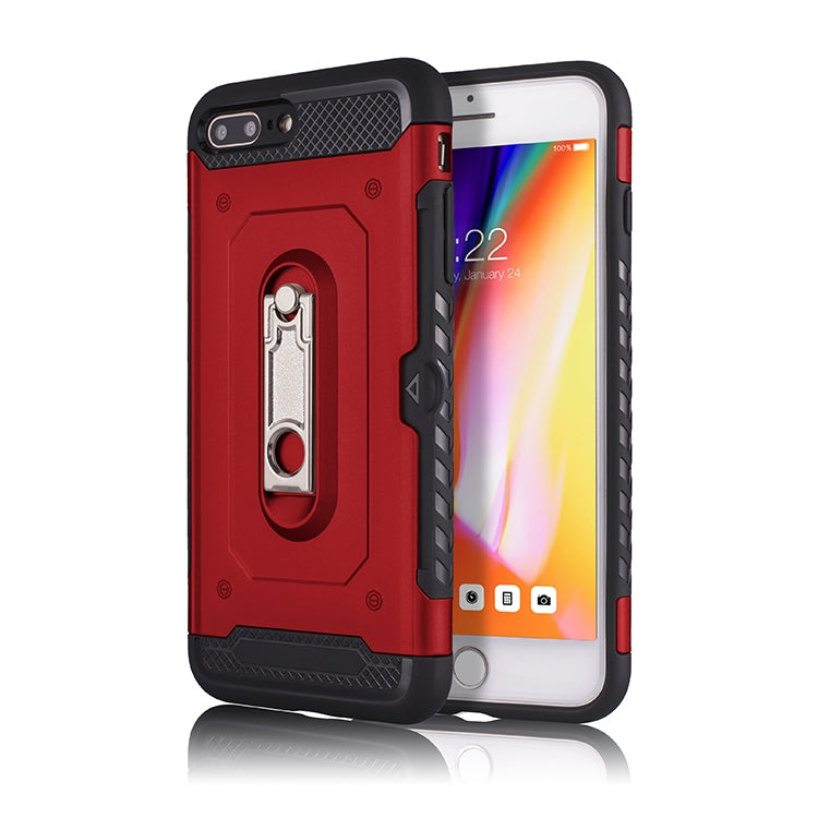 Shockproof PC + TPU Case for iPhone 6P / 6SP, with Holder