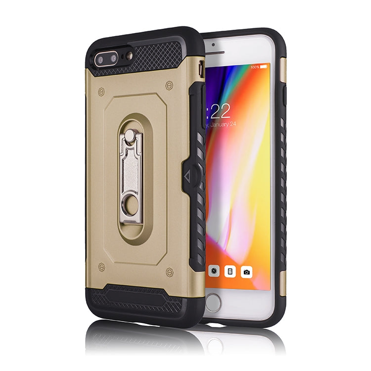 Shockproof PC + TPU Case for iPhone 6P / 6SP, with Holder