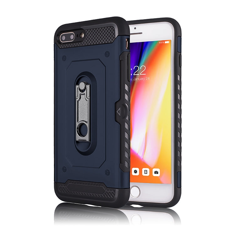 Shockproof PC + TPU Case for iPhone 6P / 6SP, with Holder