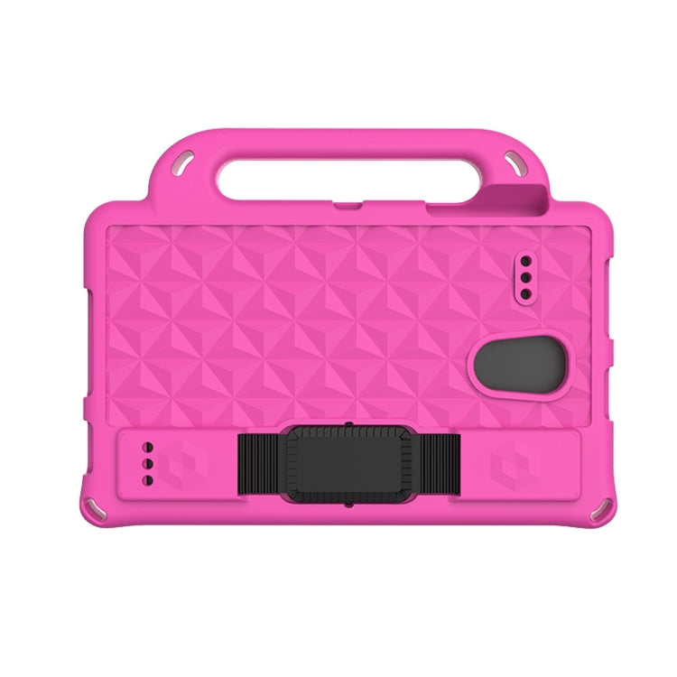 For Samsung Galaxy Tab A 8.0 T380/385/T387 Diamond Series EVA  Anti-Fall Shockproof Sleeve Protective Shell Case with Holder & Strap