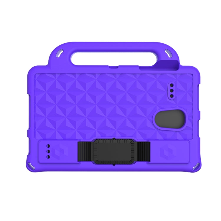 For Samsung Galaxy Tab A 8.0 T380/385/T387 Diamond Series EVA  Anti-Fall Shockproof Sleeve Protective Shell Case with Holder & Strap