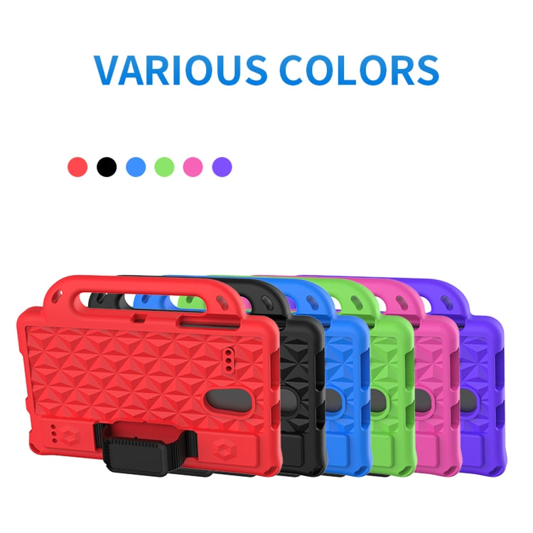 For Samsung Galaxy Tab A 8.0 T380/385/T387 Diamond Series EVA  Anti-Fall Shockproof Sleeve Protective Shell Case with Holder & Strap