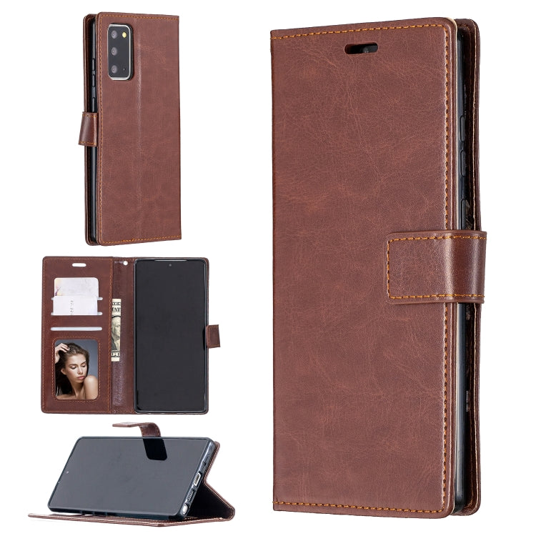 For Samsung Galaxy S21 FE Crazy Horse Texture Horizontal Flip Leather Case with Holder & Card Slots & Wallet & Photo Frame
