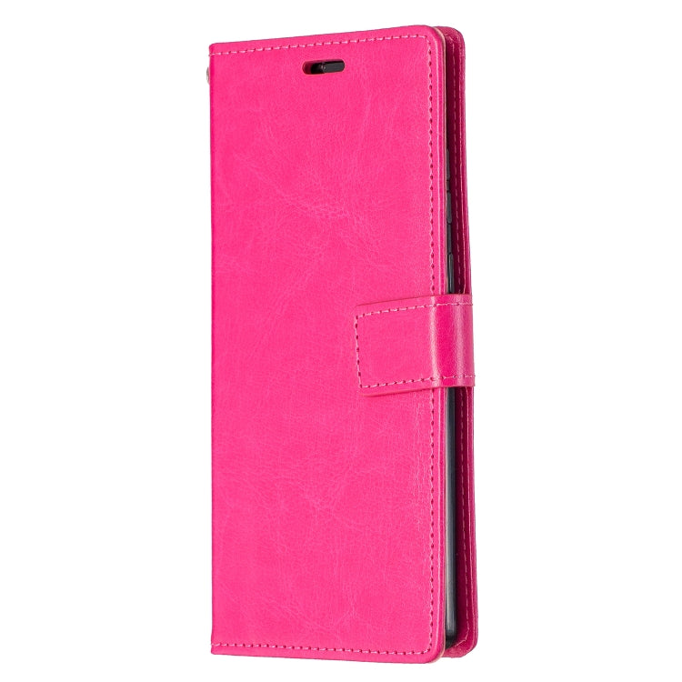 For Samsung Galaxy A12 Crazy Horse Texture Horizontal Flip Leather Case with Holder & Card Slots & Wallet & Photo Frame