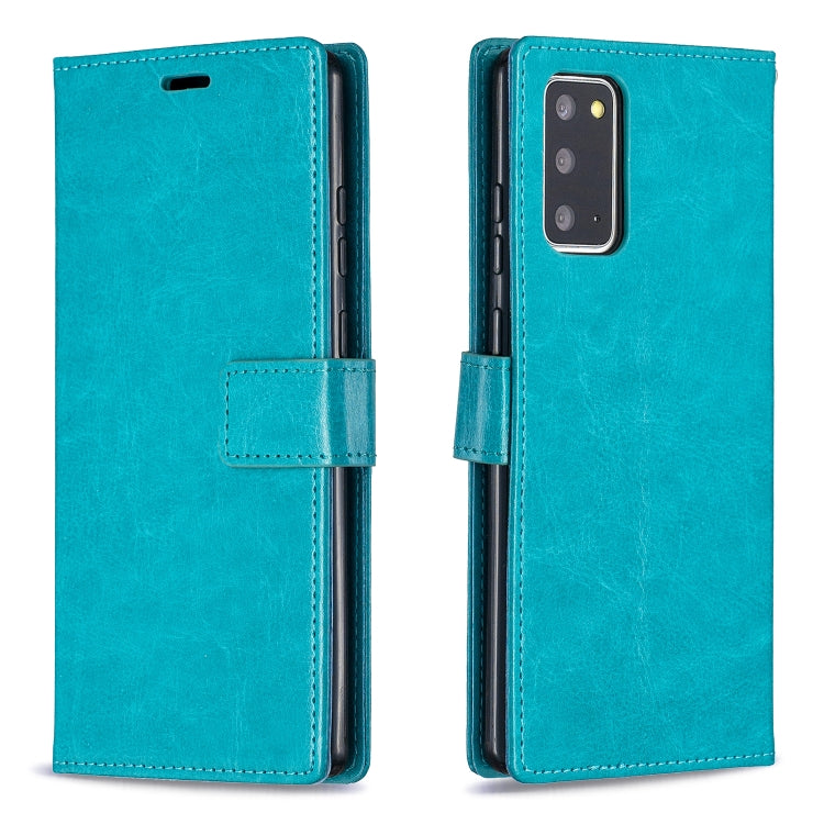 For Samsung Galaxy A12 Crazy Horse Texture Horizontal Flip Leather Case with Holder & Card Slots & Wallet & Photo Frame