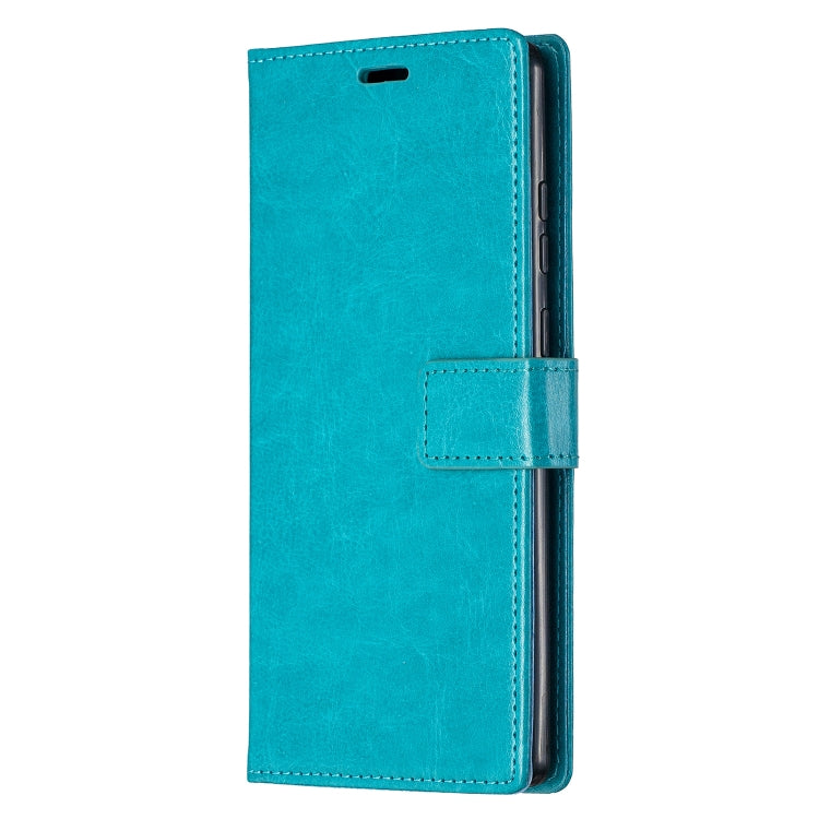 For Samsung Galaxy A12 Crazy Horse Texture Horizontal Flip Leather Case with Holder & Card Slots & Wallet & Photo Frame