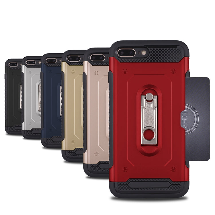Shockproof PC + TPU Case for iPhone 7P / 8P, with Holder