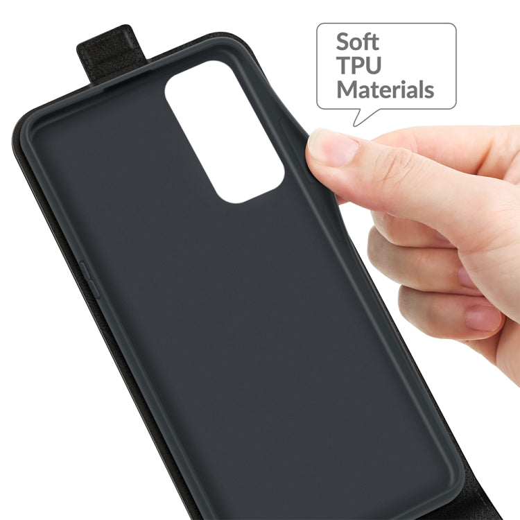 For OPPO Reno5 Pro+ / Find X3 Neo R64 Texture Single Vertical Flip Leather Protective Case with Card Slots & Photo Frame