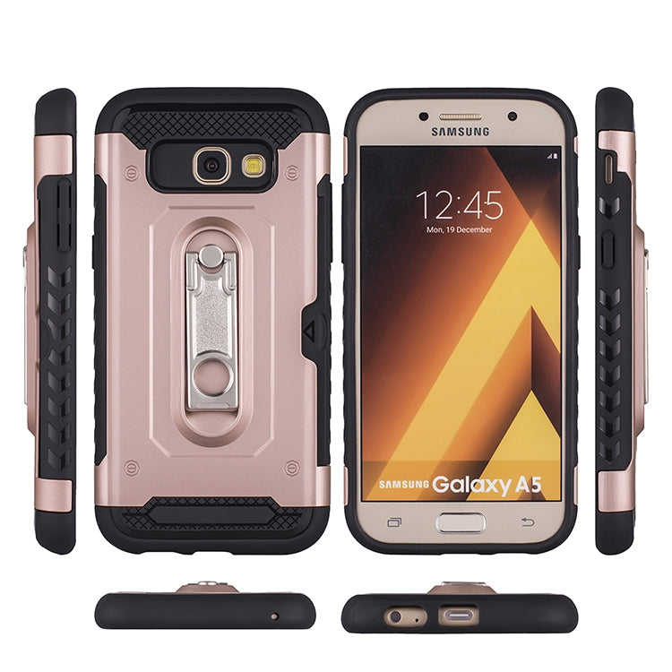Shockproof PC + TPU Case for Galaxy A5 (2017) / A520, with Holder