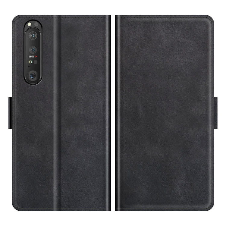 For Sony Xperia 1 III Dual-side Magnetic Buckle Horizontal Flip Leather Case with Holder & Card Slots & Wallet