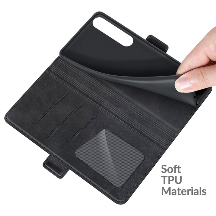 For Sony Xperia 1 III Dual-side Magnetic Buckle Horizontal Flip Leather Case with Holder & Card Slots & Wallet
