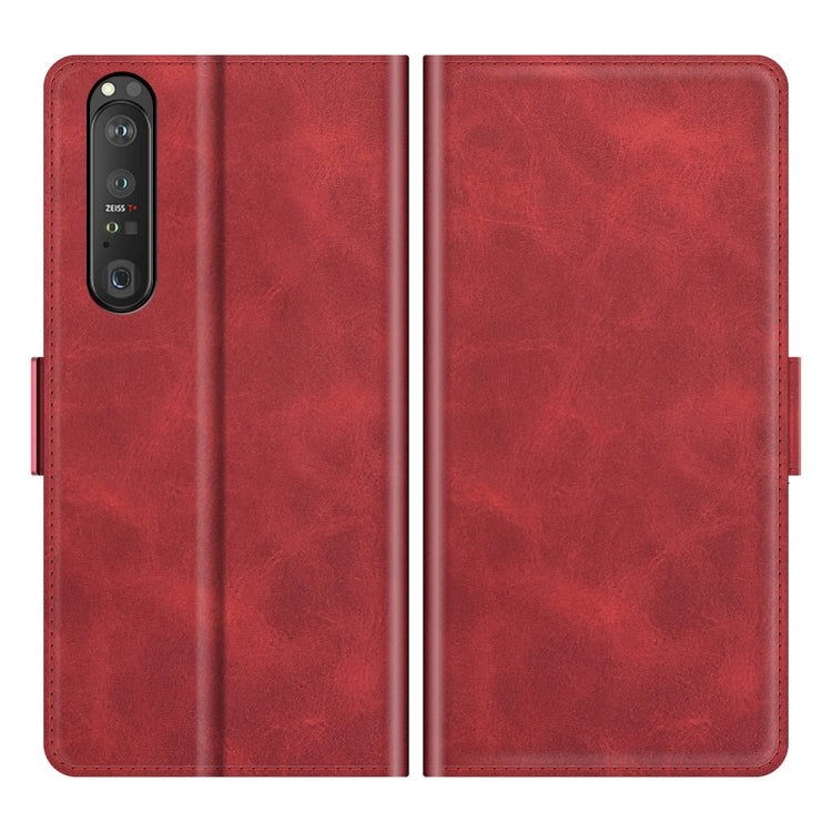 For Sony Xperia 1 III Dual-side Magnetic Buckle Horizontal Flip Leather Case with Holder & Card Slots & Wallet