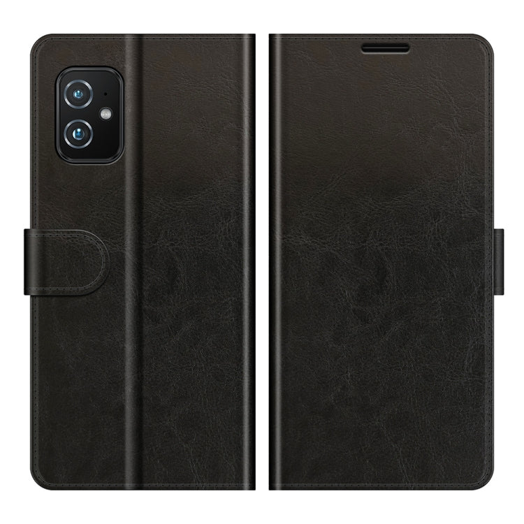 For Asus Zenfone 8 R64 Texture Single Horizontal Flip Protective Case with Holder & Card Slots & Wallet& Photo Frame