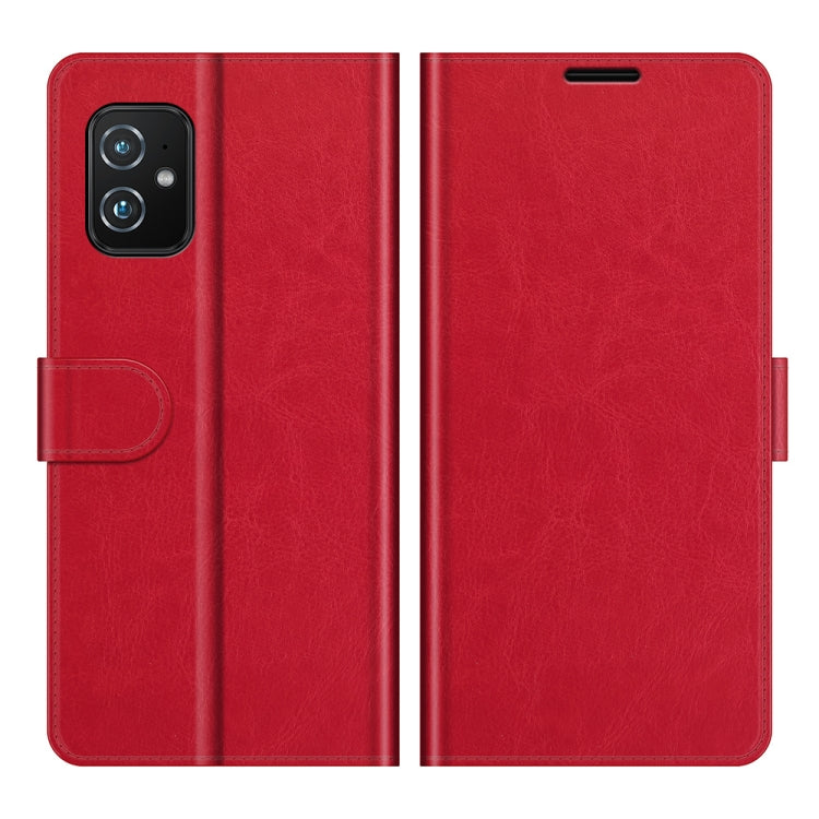 For Asus Zenfone 8 R64 Texture Single Horizontal Flip Protective Case with Holder & Card Slots & Wallet& Photo Frame