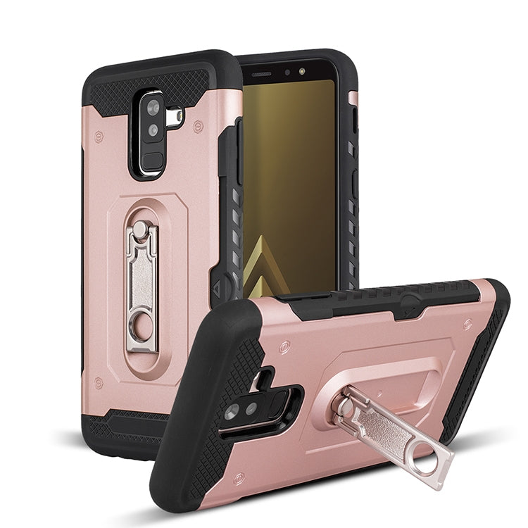 Shockproof PC + TPU Case for Galaxy A6+ (2018), with Holder