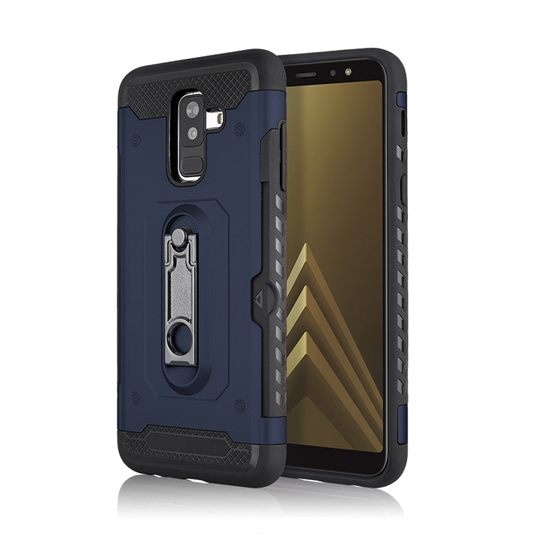Shockproof PC + TPU Case for Galaxy A6+ (2018), with Holder