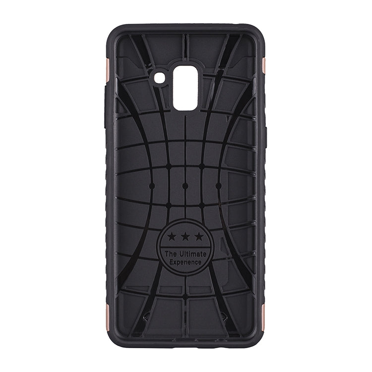 Shockproof PC + TPU Case for Galaxy A8 2018, with Holder