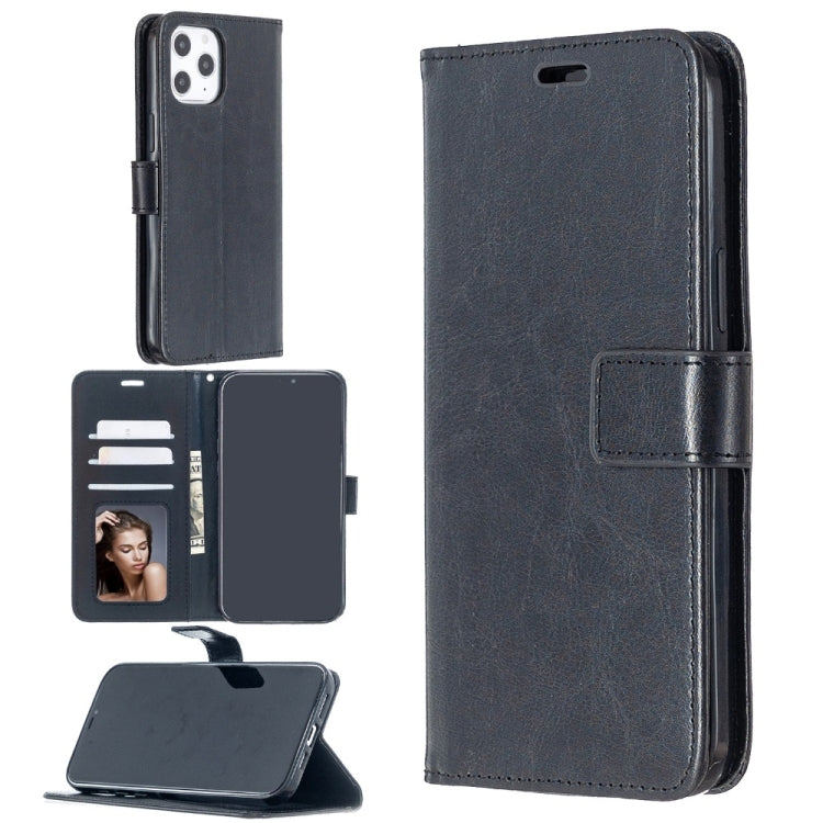 For iPhone 13 Pro Crazy Horse Texture Horizontal Flip Leather Case with Holder & Card Slots & Wallet & Photo Frame