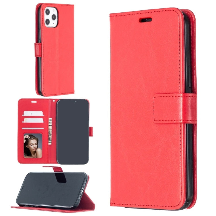 For iPhone 13 Pro Crazy Horse Texture Horizontal Flip Leather Case with Holder & Card Slots & Wallet & Photo Frame