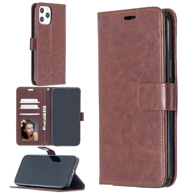 For iPhone 13 Pro Crazy Horse Texture Horizontal Flip Leather Case with Holder & Card Slots & Wallet & Photo Frame