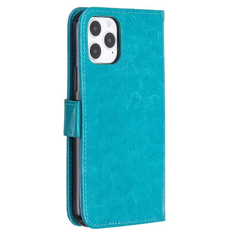 For iPhone 13 Pro Crazy Horse Texture Horizontal Flip Leather Case with Holder & Card Slots & Wallet & Photo Frame