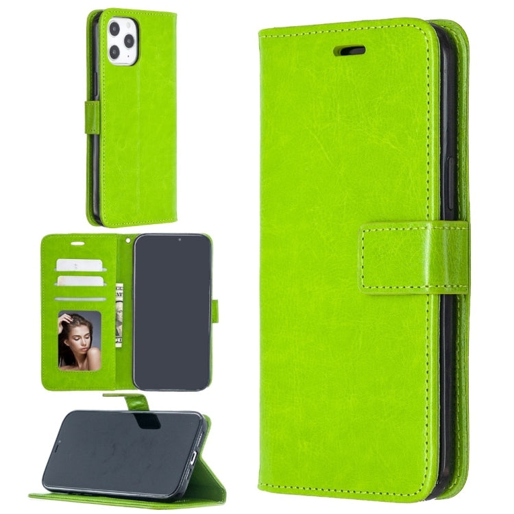 For iPhone 13 Pro Crazy Horse Texture Horizontal Flip Leather Case with Holder & Card Slots & Wallet & Photo Frame