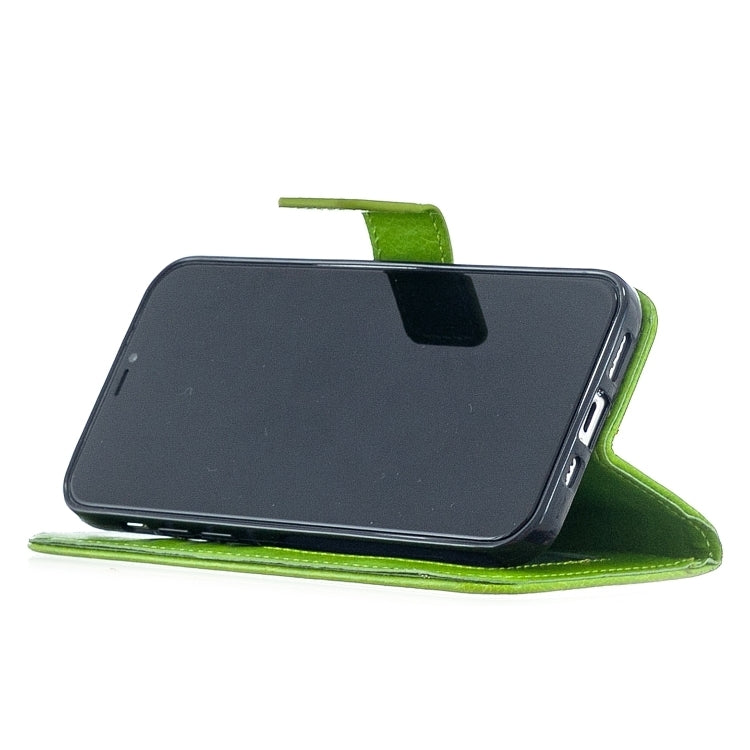 For iPhone 13 Pro Crazy Horse Texture Horizontal Flip Leather Case with Holder & Card Slots & Wallet & Photo Frame