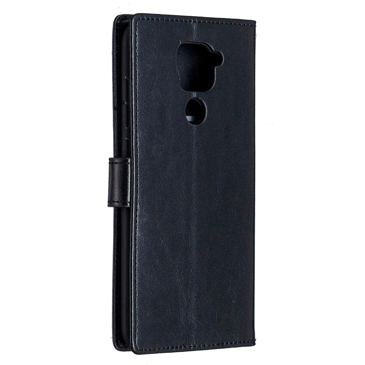 For Xiaomi Redmi Note 9 5G Crazy Horse Texture Horizontal Flip Leather Case with Holder & Card Slots & Wallet & Photo Frame