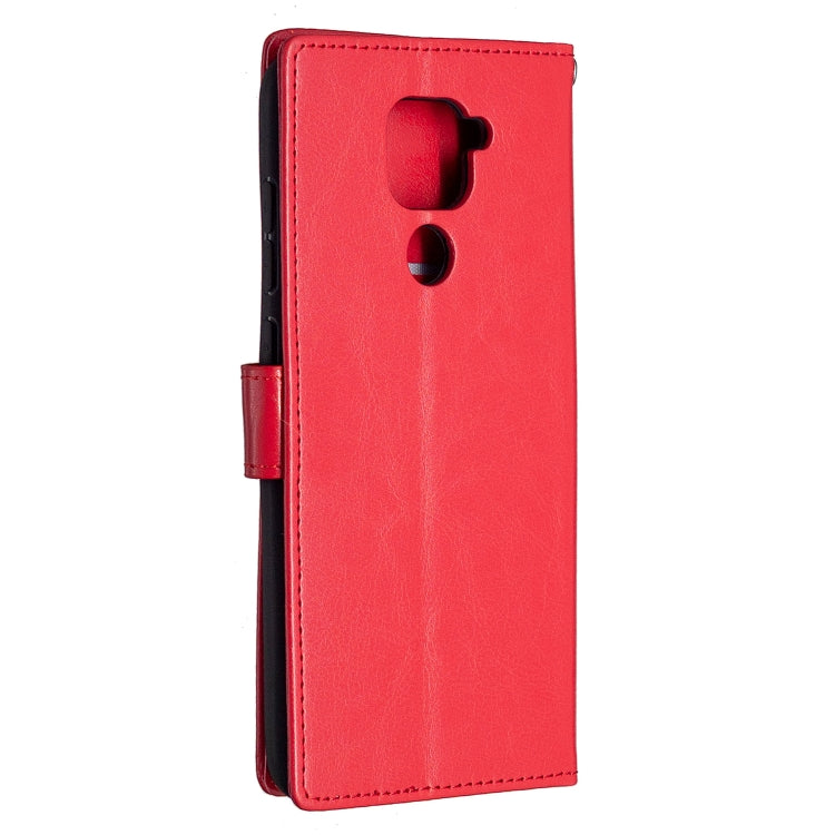 For Xiaomi Redmi Note 9 5G Crazy Horse Texture Horizontal Flip Leather Case with Holder & Card Slots & Wallet & Photo Frame