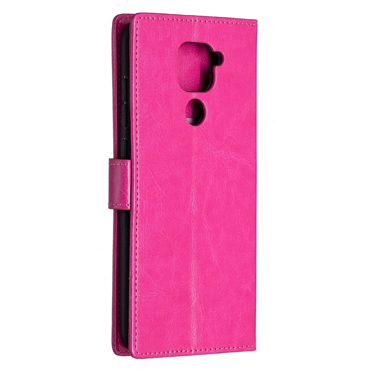 For Xiaomi Redmi Note 9 5G Crazy Horse Texture Horizontal Flip Leather Case with Holder & Card Slots & Wallet & Photo Frame