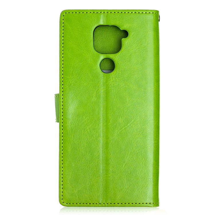 For Xiaomi Redmi Note 9 5G Crazy Horse Texture Horizontal Flip Leather Case with Holder & Card Slots & Wallet & Photo Frame