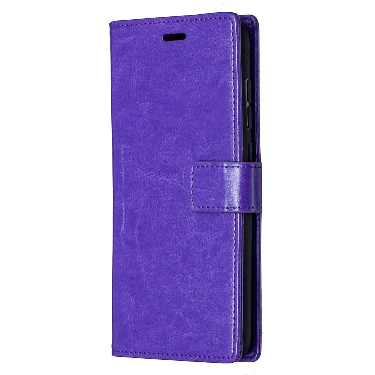 For Xiaomi Redmi Note 9 5G Crazy Horse Texture Horizontal Flip Leather Case with Holder & Card Slots & Wallet & Photo Frame