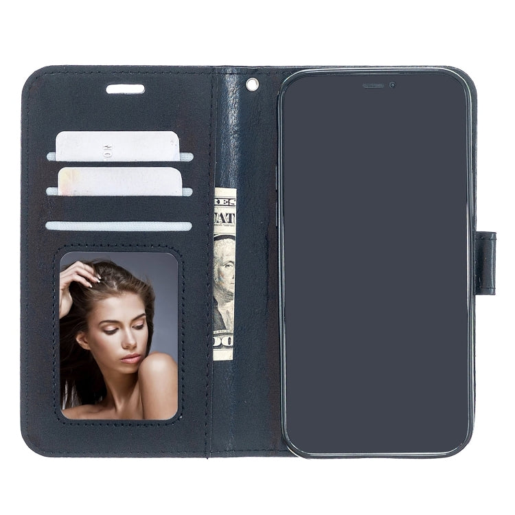 For iPhone 13 Pro Max Crazy Horse Texture Horizontal Flip Leather Case with Holder & Card Slots & Wallet & Photo Frame
