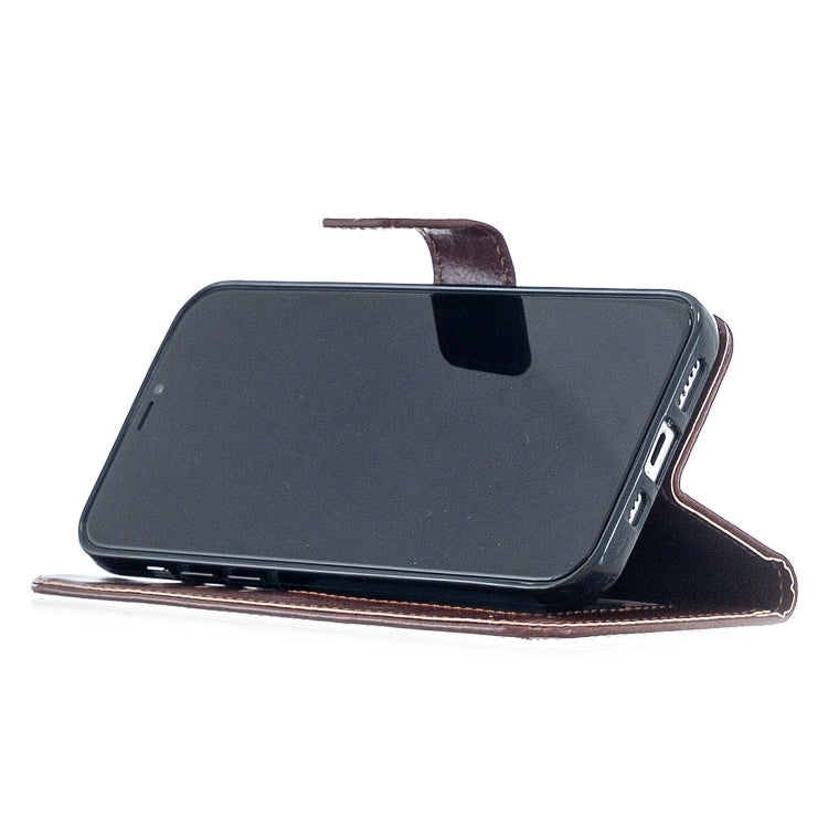 For iPhone 13 Pro Max Crazy Horse Texture Horizontal Flip Leather Case with Holder & Card Slots & Wallet & Photo Frame
