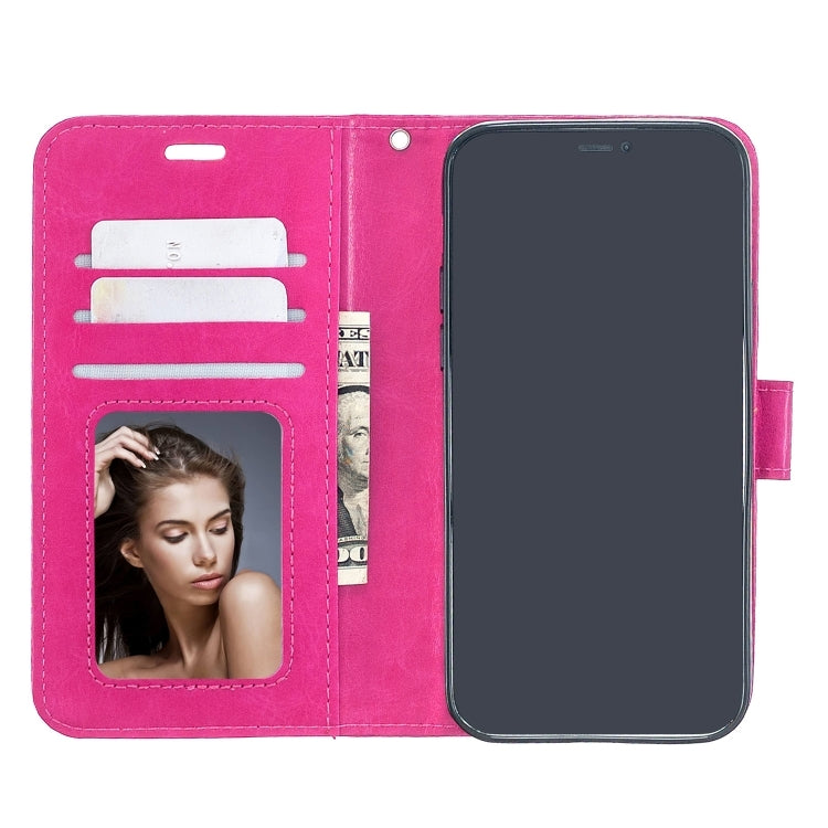 For iPhone 13 Pro Max Crazy Horse Texture Horizontal Flip Leather Case with Holder & Card Slots & Wallet & Photo Frame