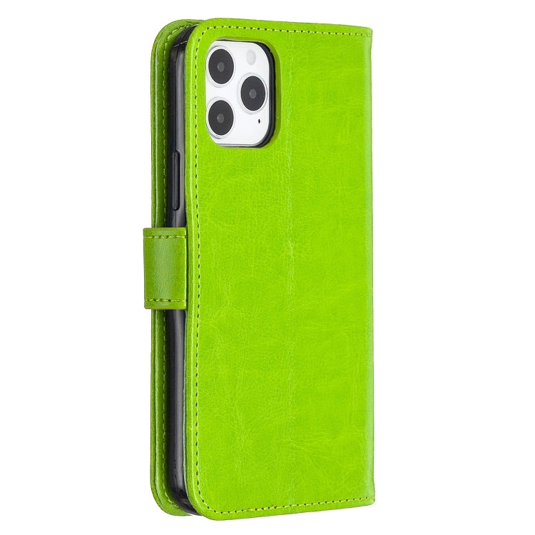 For iPhone 13 Pro Max Crazy Horse Texture Horizontal Flip Leather Case with Holder & Card Slots & Wallet & Photo Frame