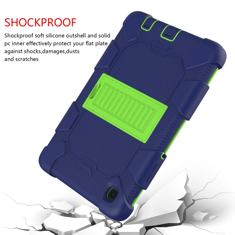 For Samsung Galaxy Tab A7 Lite T220 / T225 Two-Color Robot Shockproof Silicone + PC Protective Case with Holder