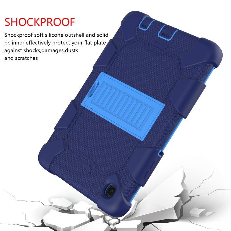 For Samsung Galaxy Tab A7 Lite T220 / T225 Two-Color Robot Shockproof Silicone + PC Protective Case with Holder