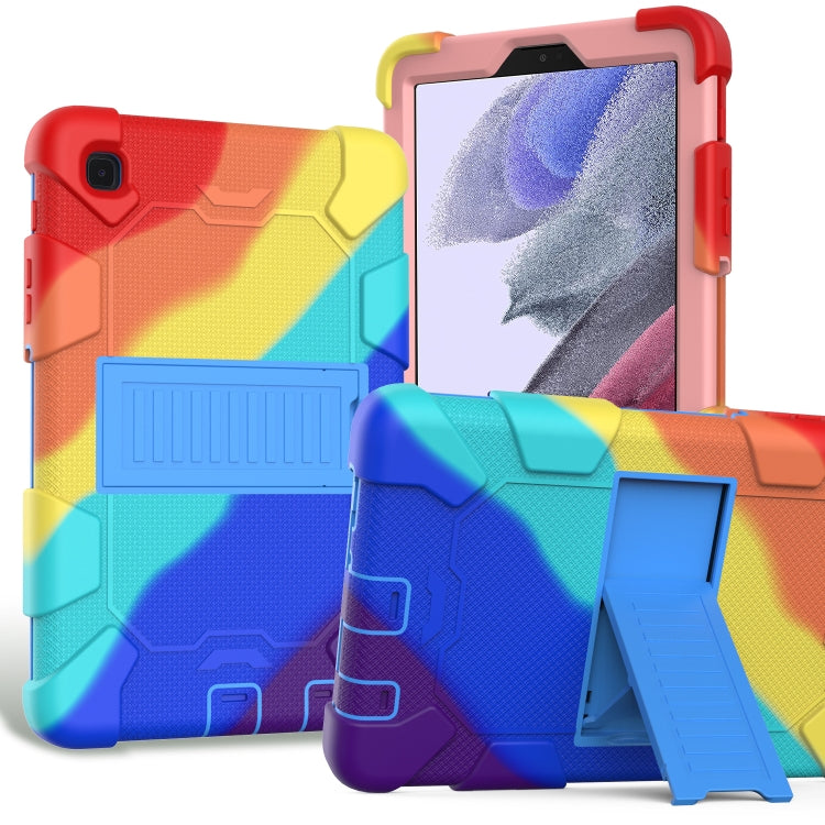 For Samsung Galaxy Tab A7 Lite T220 / T225 Two-Color Robot Shockproof Silicone + PC Protective Case with Holder